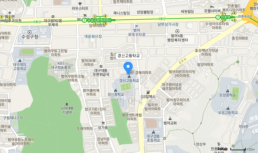 학교 찾아오시는 길 지도